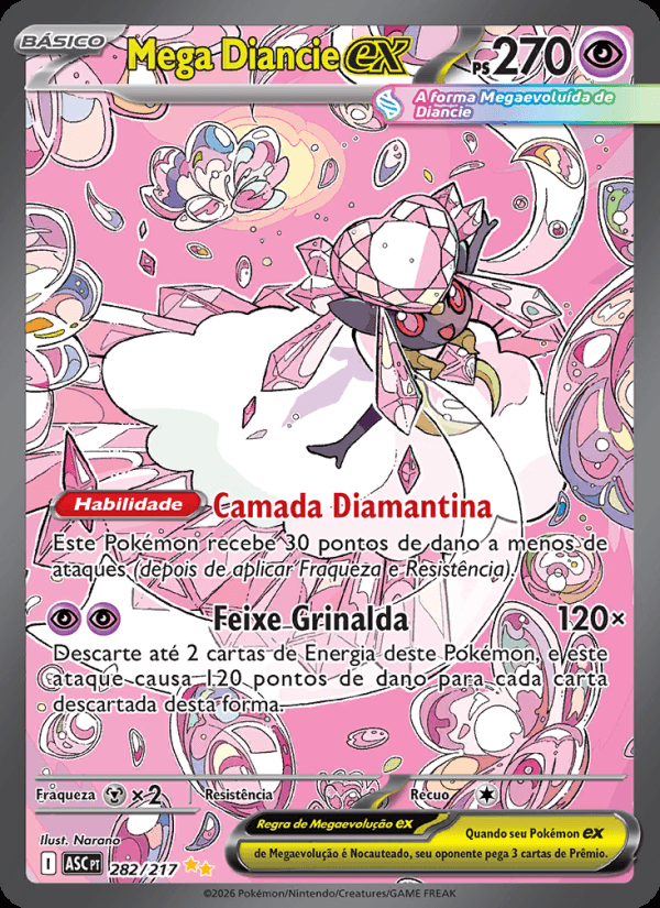 Mega Diancie ex, número 282