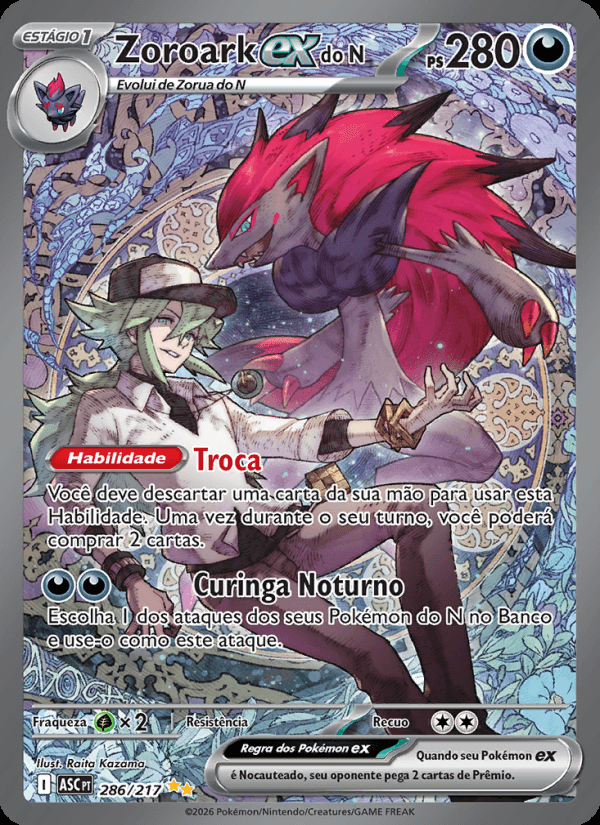 Zoroark ex do N, número 286