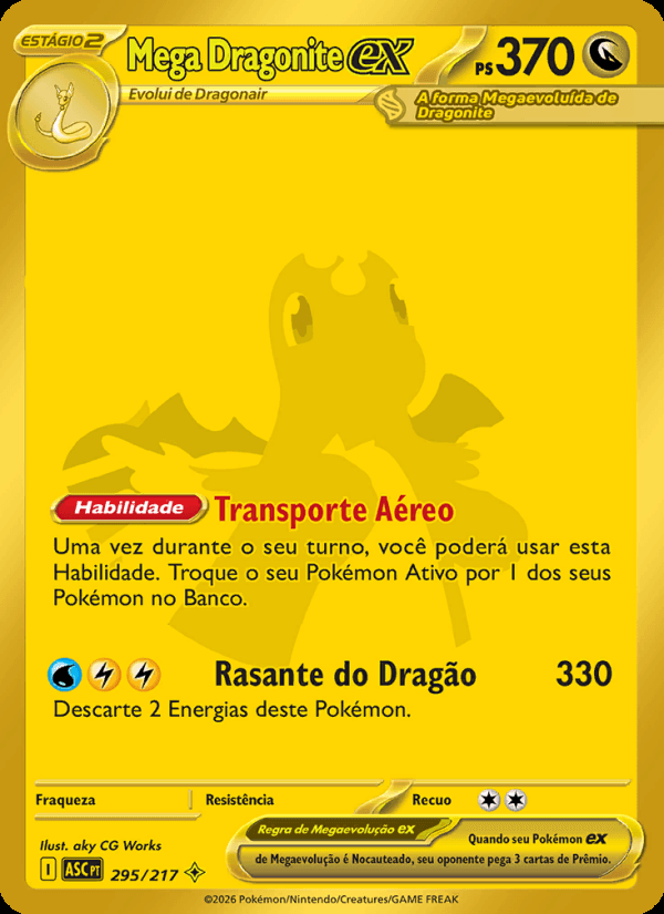 Mega Dragonite ex, número 295