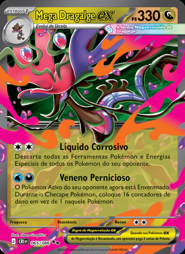 Mega Dragalge ex, número 065