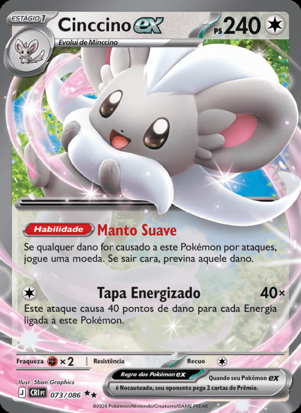 Cinccino ex, número 073