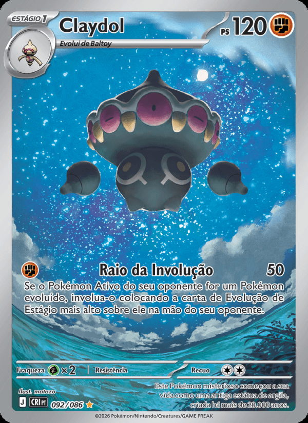 Claydol, número 092