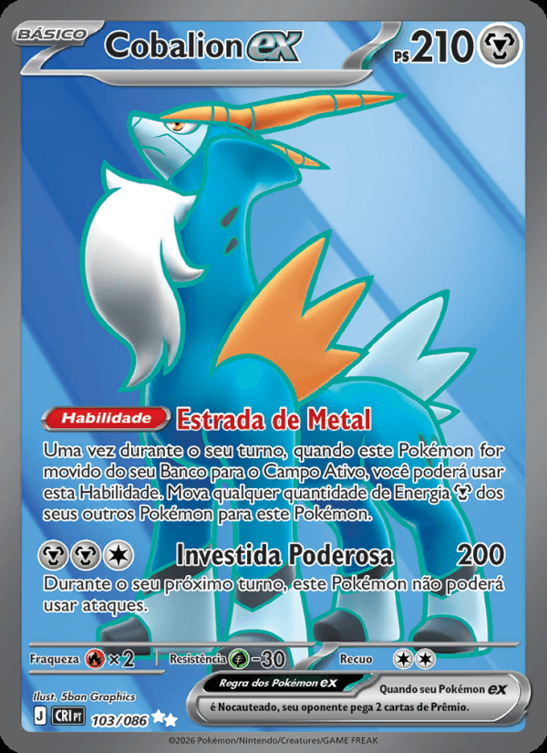 Cobalion ex, número 103