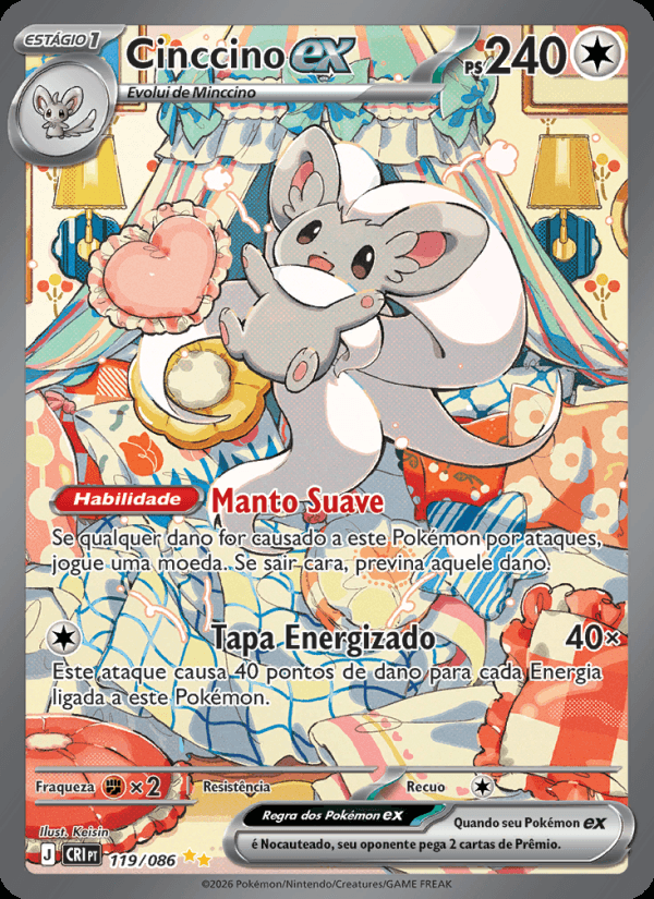 Cinccino ex, número 119