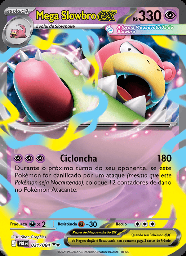 Mega Slowbro ex, número 031