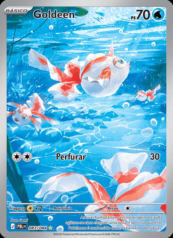 Goldeen, número 087